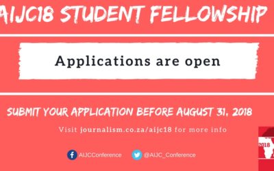 Call for applications: Student Fellowships for #AIJC18