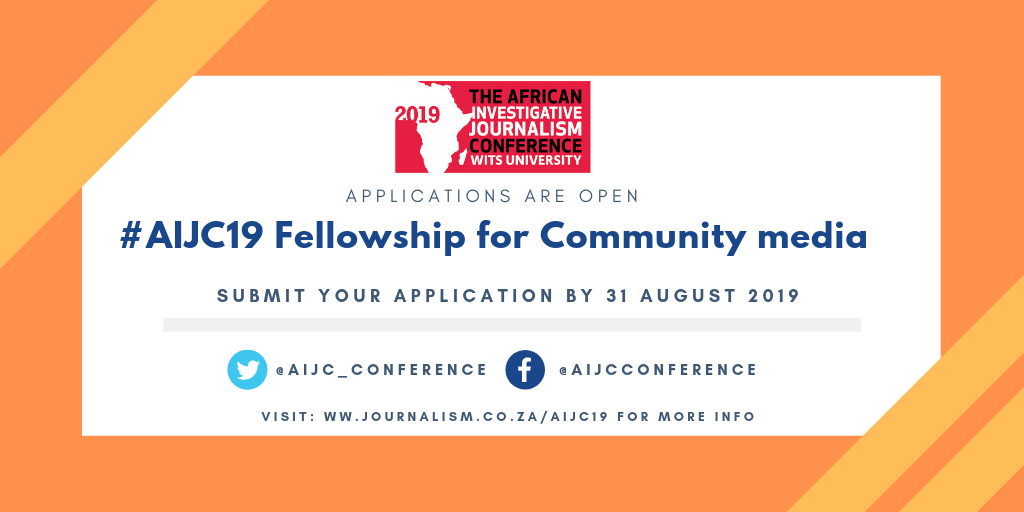 Call for applications: Community Media Fellowships for #AIJC19