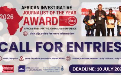 Entries open for 4th annual African Investigative Journalist of the Year Award