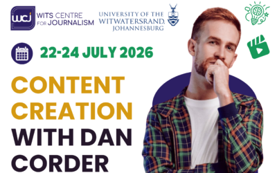 Content creation workshop with Dan Corder open to Wits students
