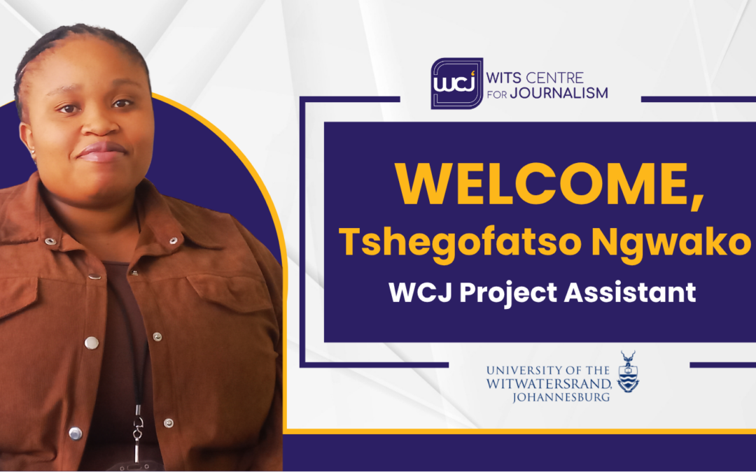 WCJ welcomes Tshegofatso Ngwako as project assistant